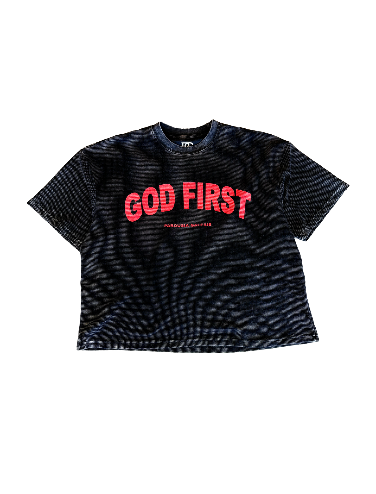 God First Waffle Knit Tee