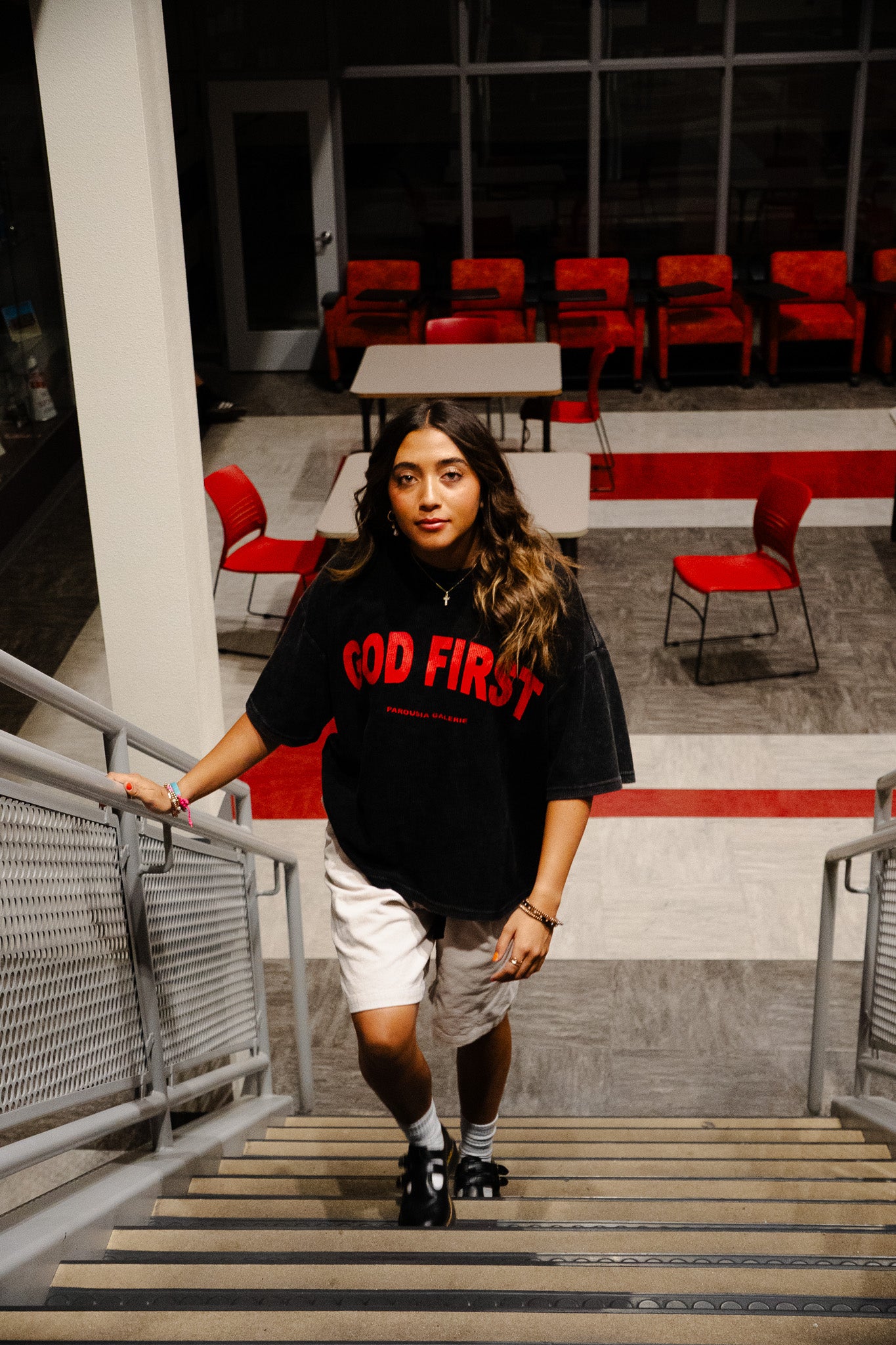 God First Waffle Knit Tee