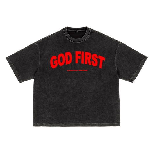 God First Waffle Knit Tee